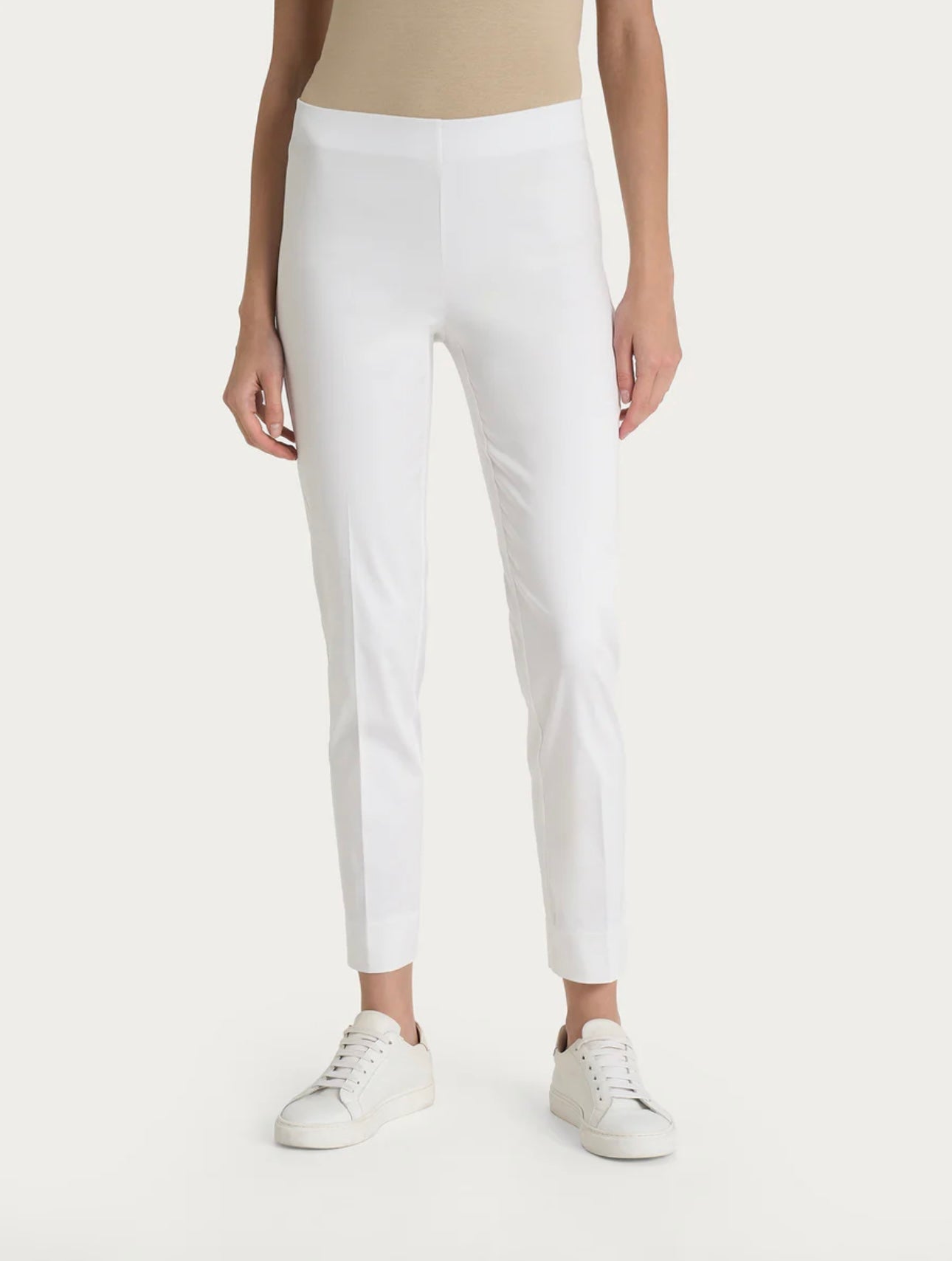 Pantalone Ragno capri con spacchetti in Satin Power