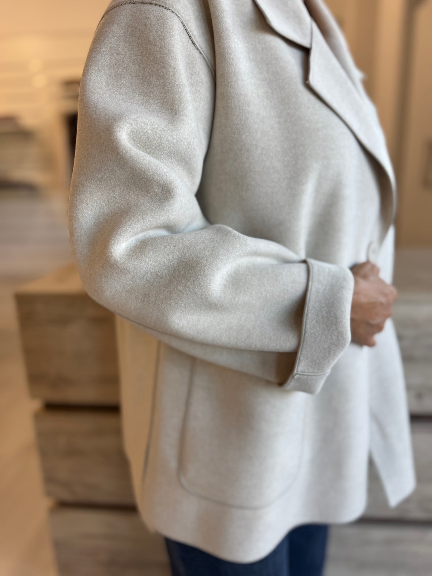 Cappotto caban Ragno in Vegan Wool art. DQ61KB