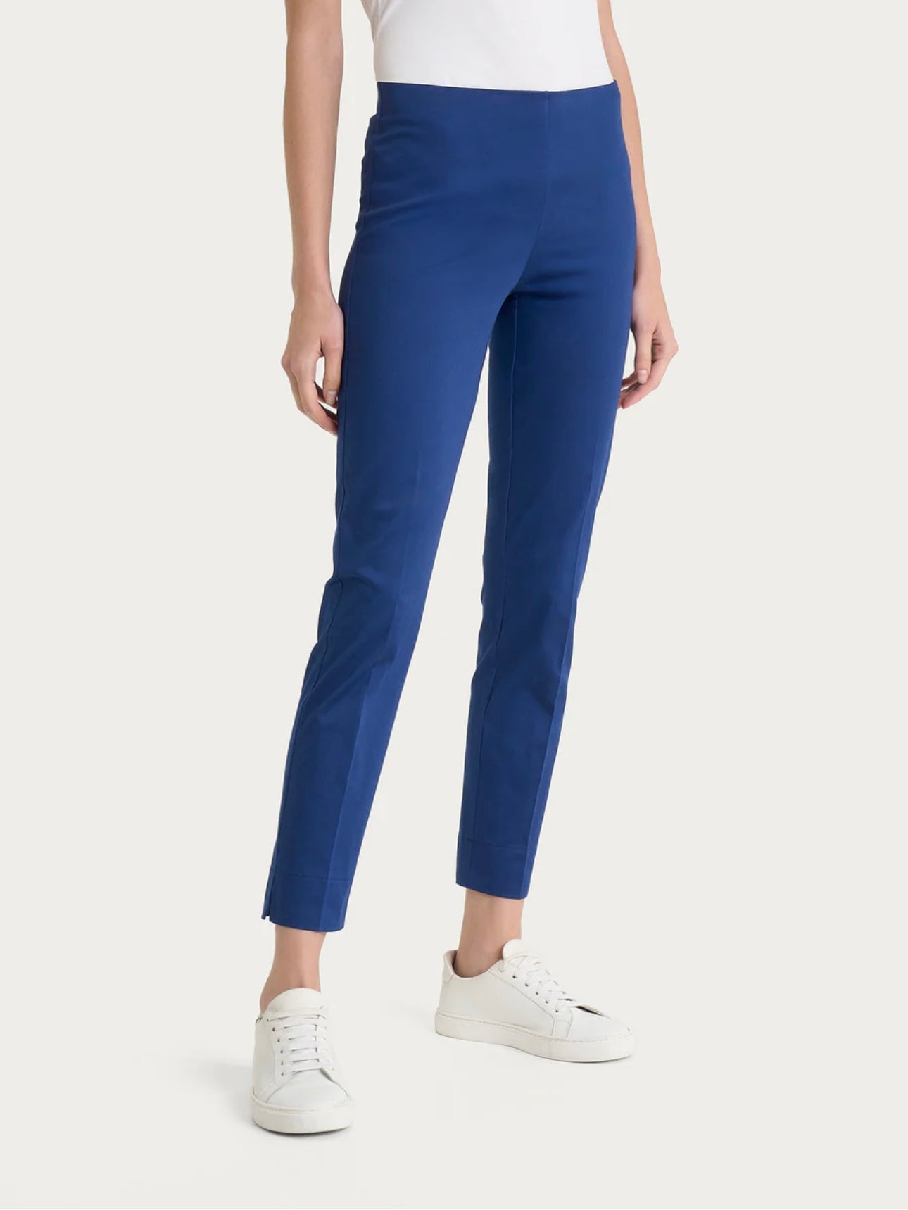 Pantalone Ragno capri con spacchetti in Satin Power