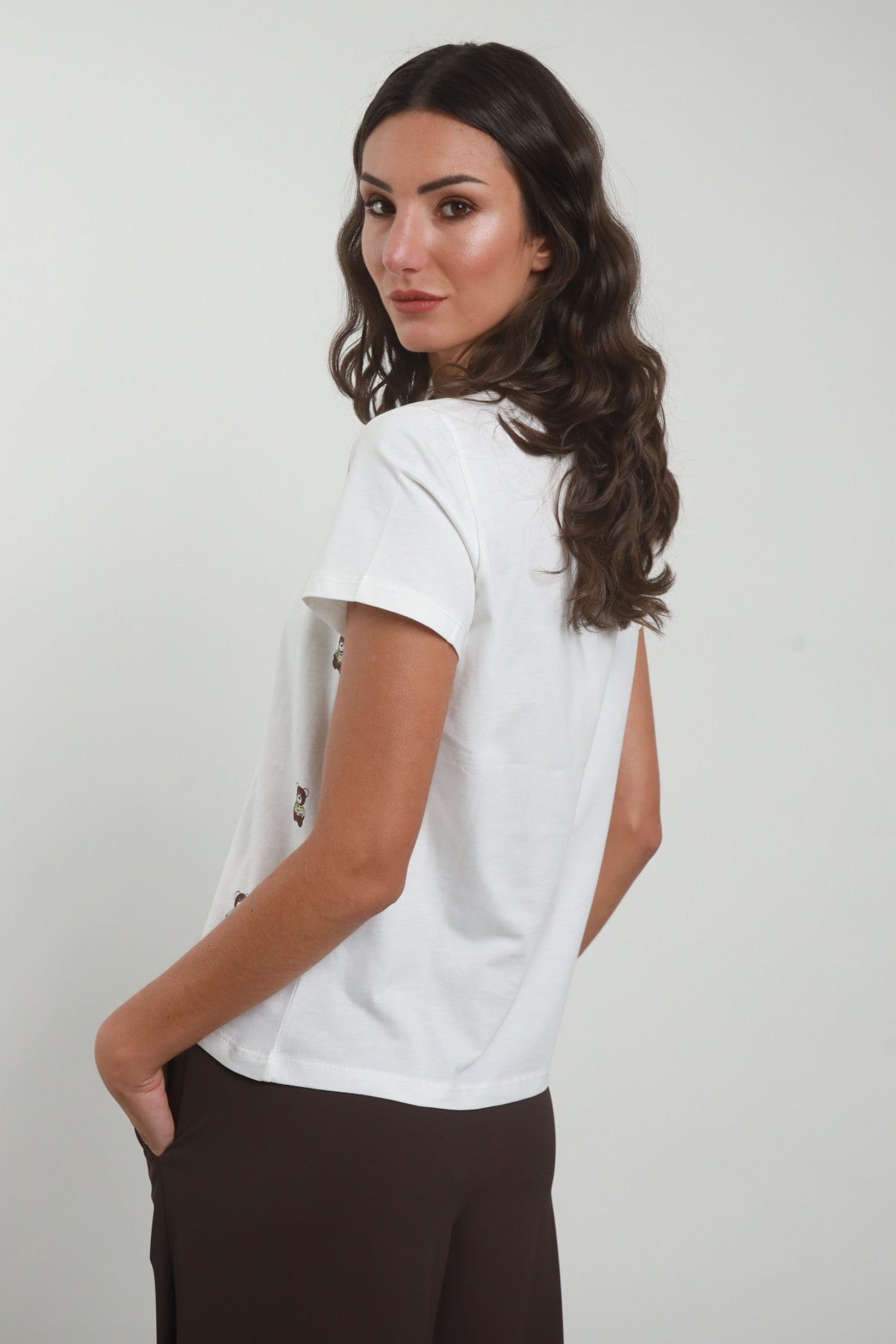 T-shirt stampa orsetti Susy mix