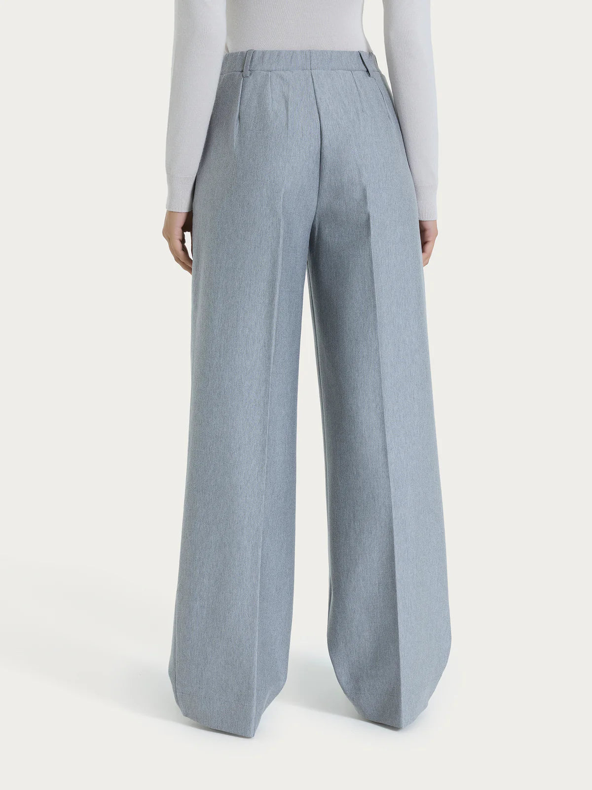 Pantalone Ragno a palazzo con tasche in Compact art: DL20PA