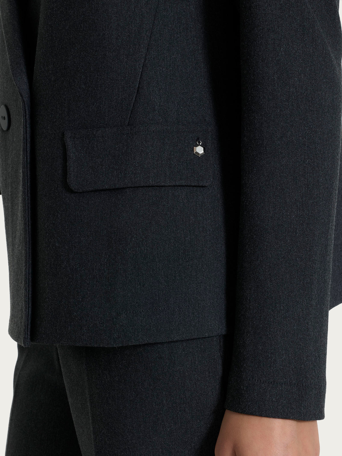 Blazer Ragno doppio petto in Compact art: DR32G6