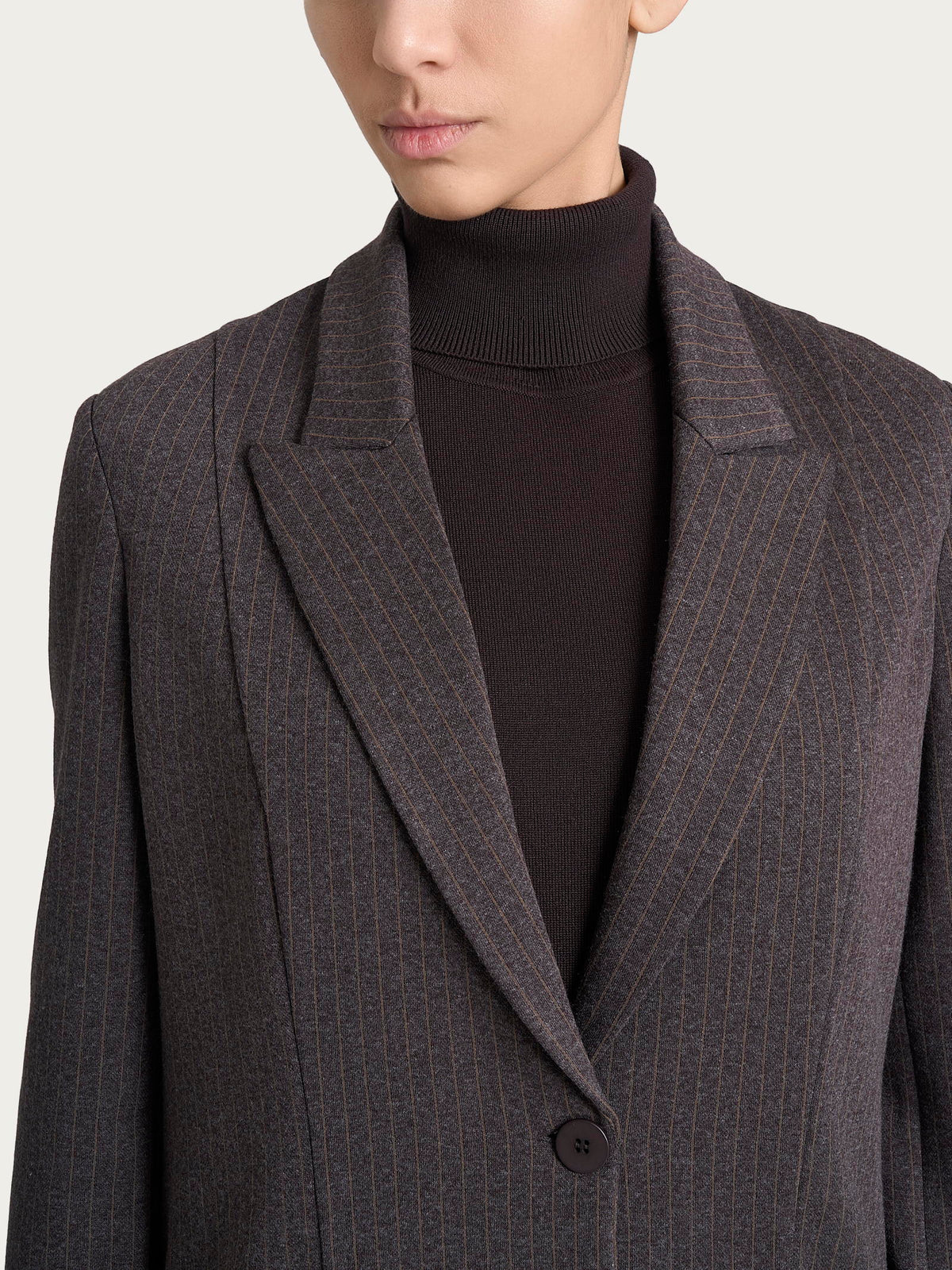 Blazer Ragno over gessato in Eco Jacquard art. DR48G9