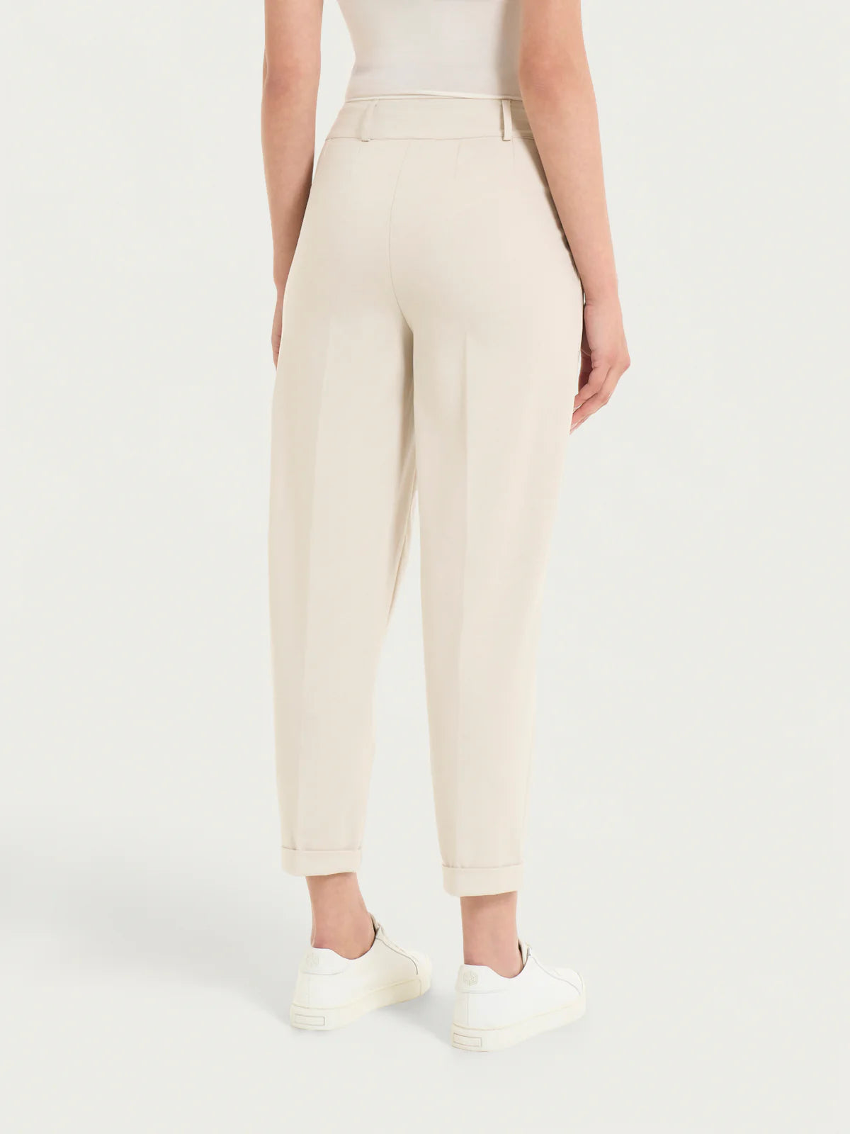 Pantalone Ragno a carota con tasche in Compact Light
