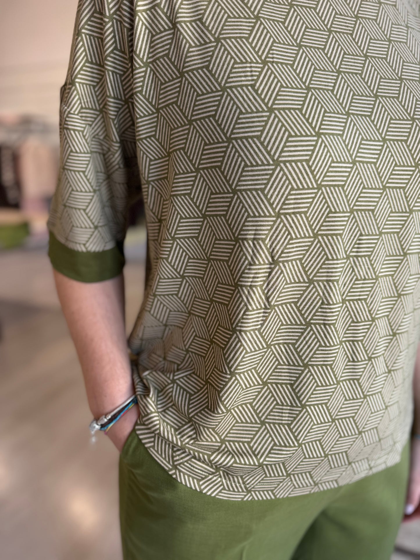 Maglia Ragno manica 3/4 optical