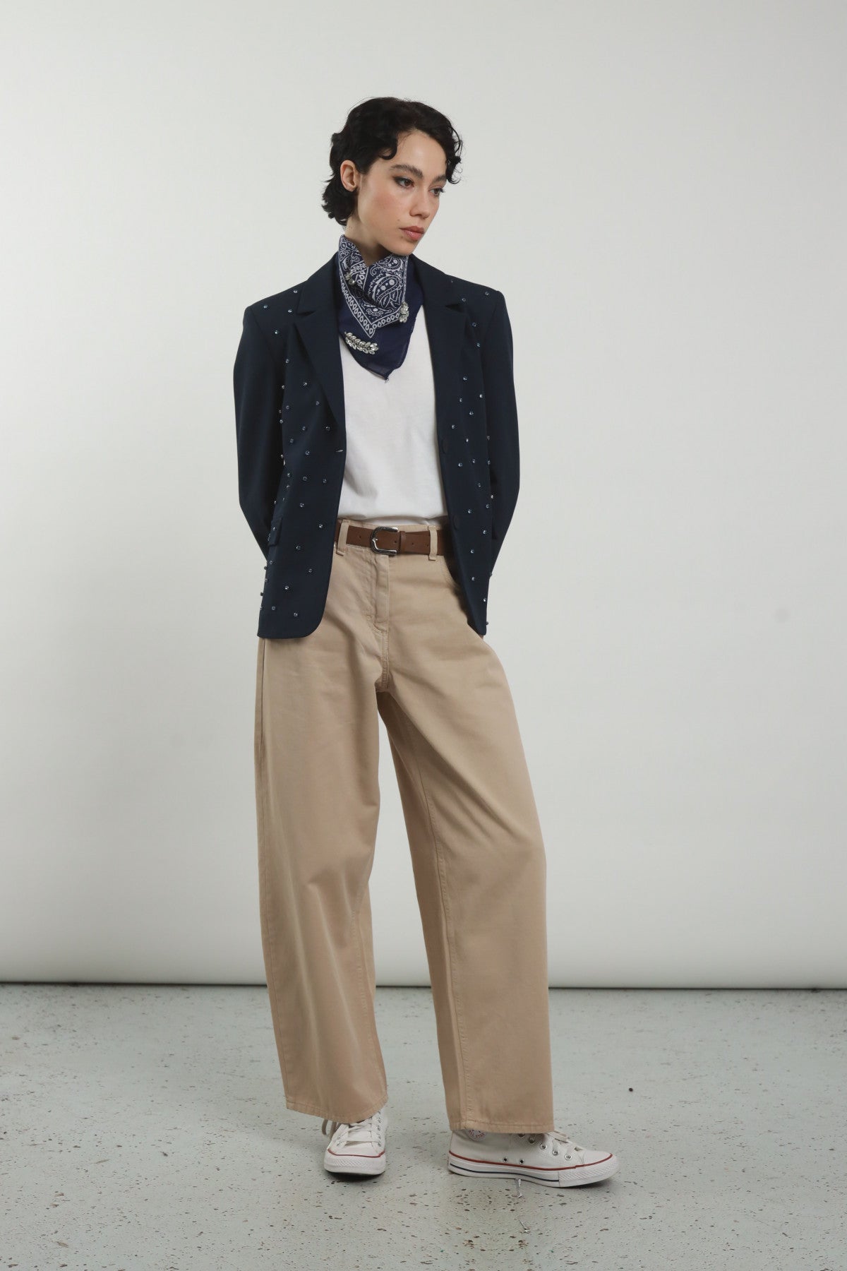 Pantaloni 5 tasche Susy mix