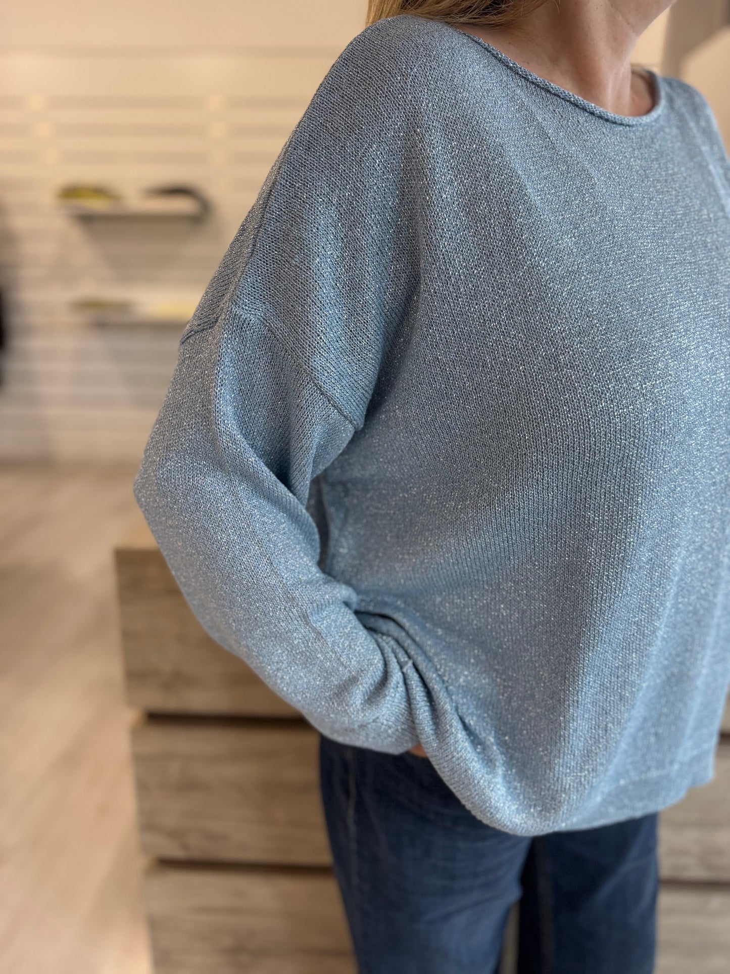 Maglia lurex over