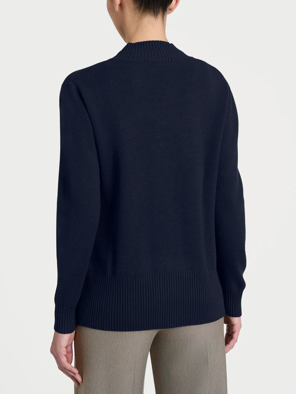 Cardigan Ragno asimmetrico con bottoni in Super Soft art. DN53MI