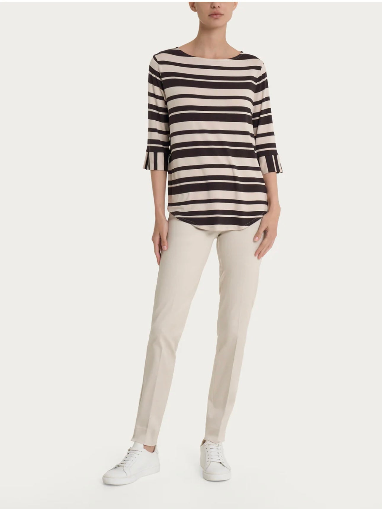 Maglietta Ragno a righe alternate in Viscosa Summer