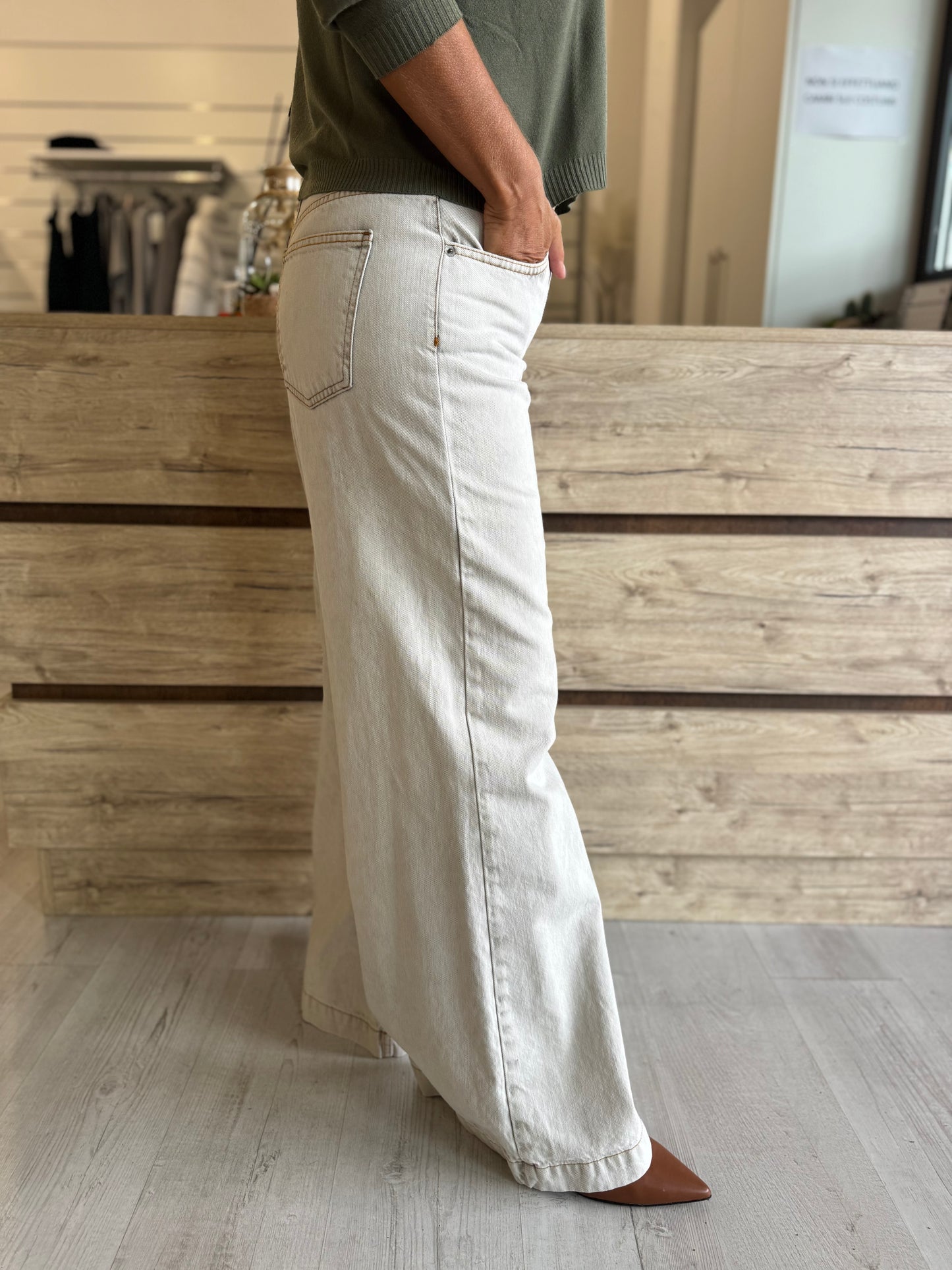 Jeans Le streghe mod. palazzo art. LH206