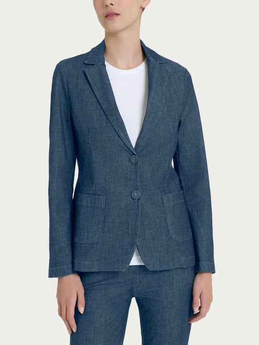 Blazer Ragno due bottoni in Light Denim