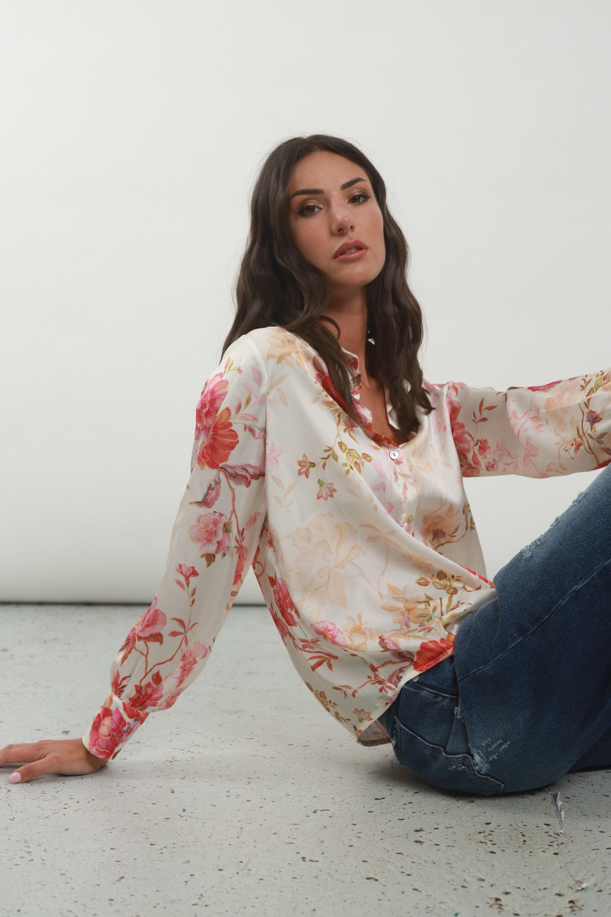 Camicia fantasia floreale Susy mix