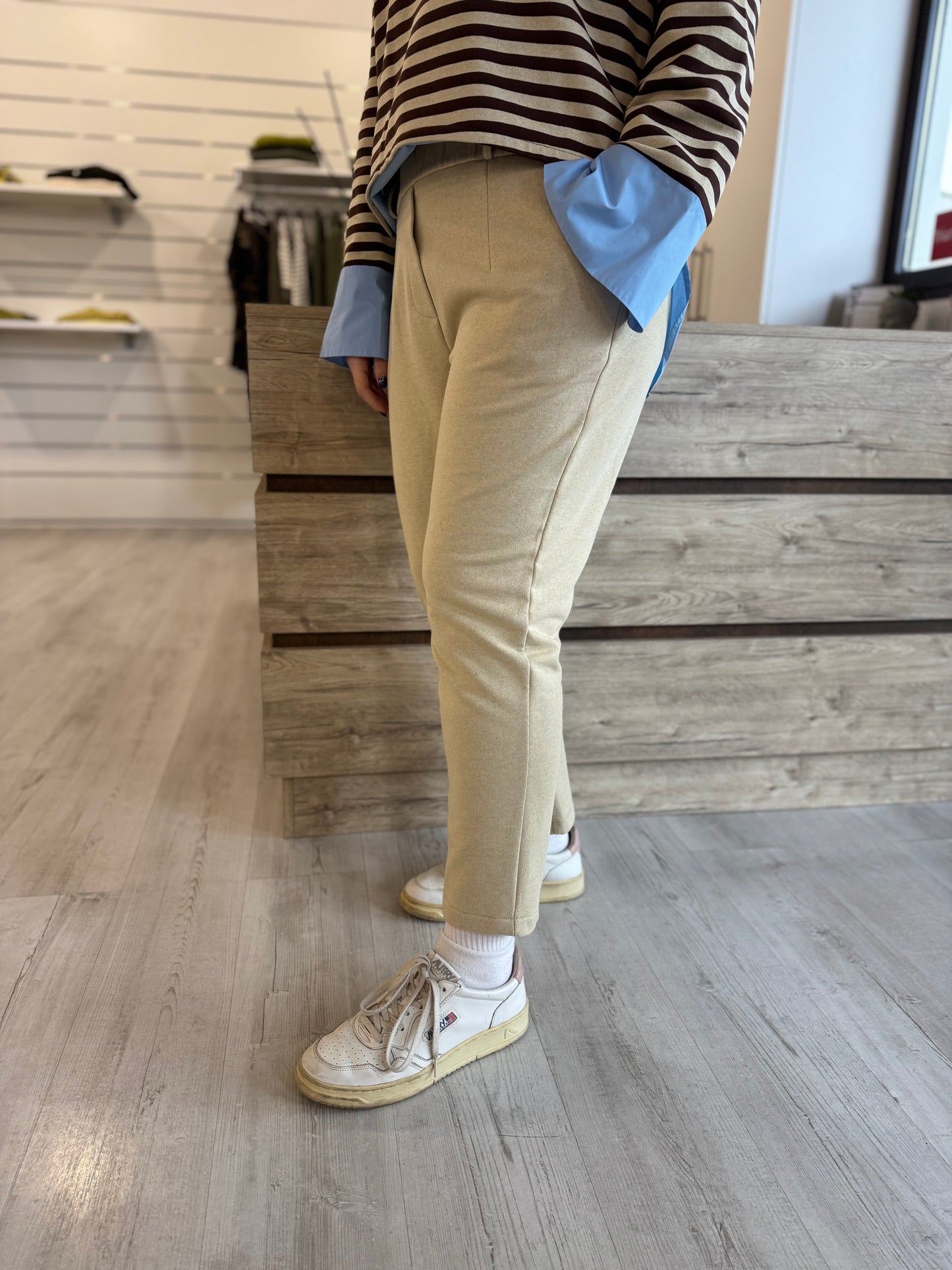 Pantalone in felpa con elastico