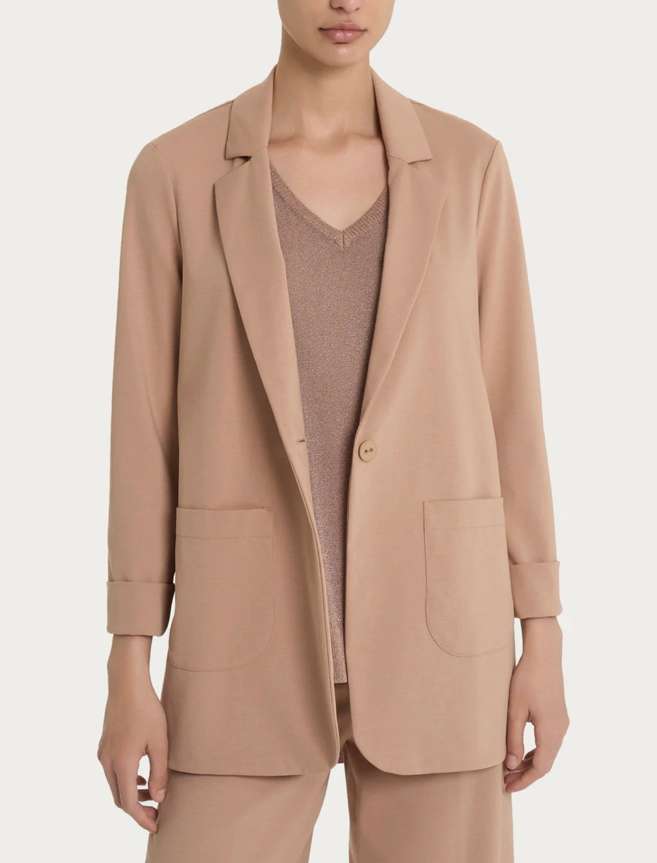 Blazer Ragno destrutturato in Compact Light