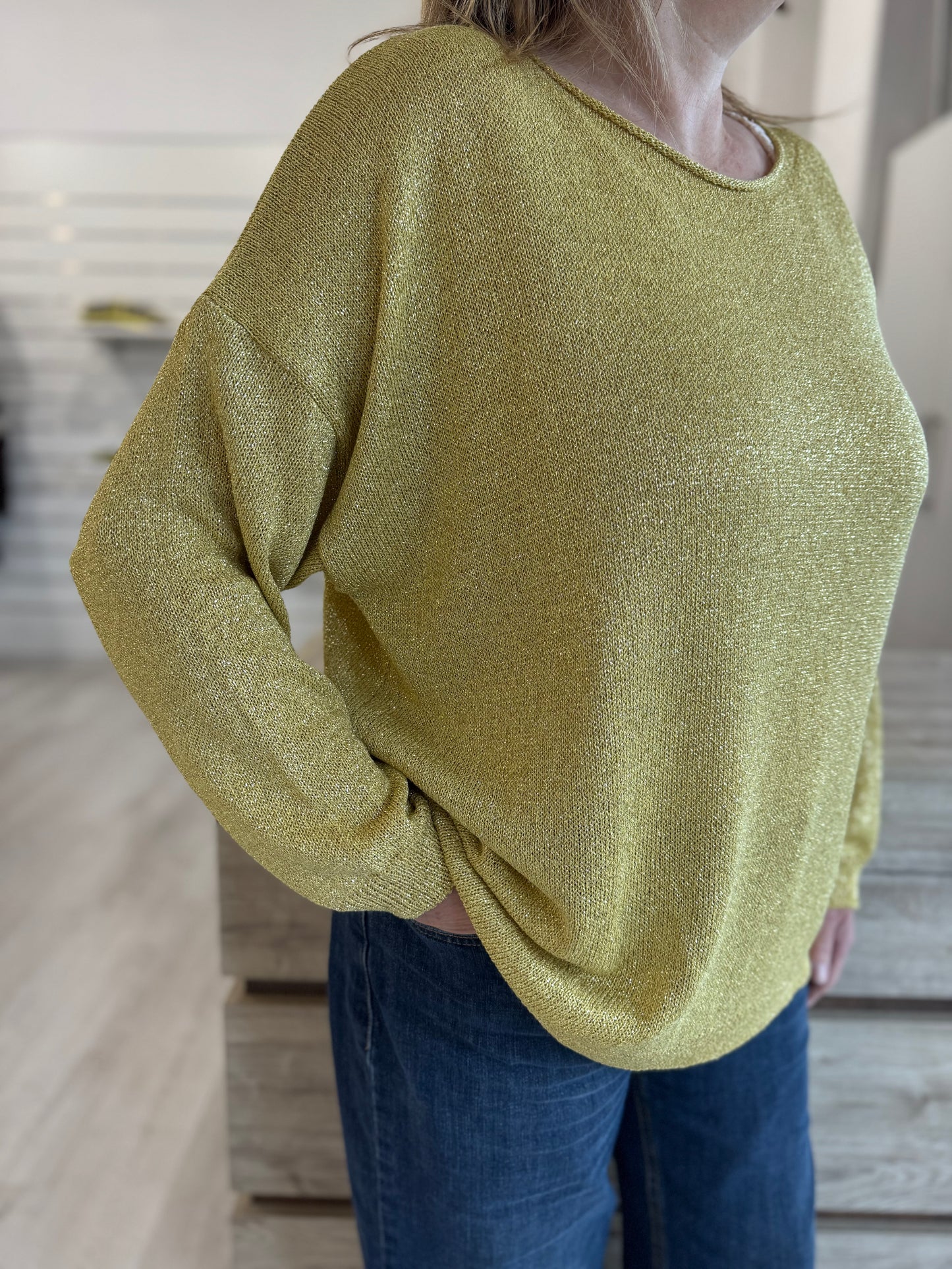 Maglia lurex over
