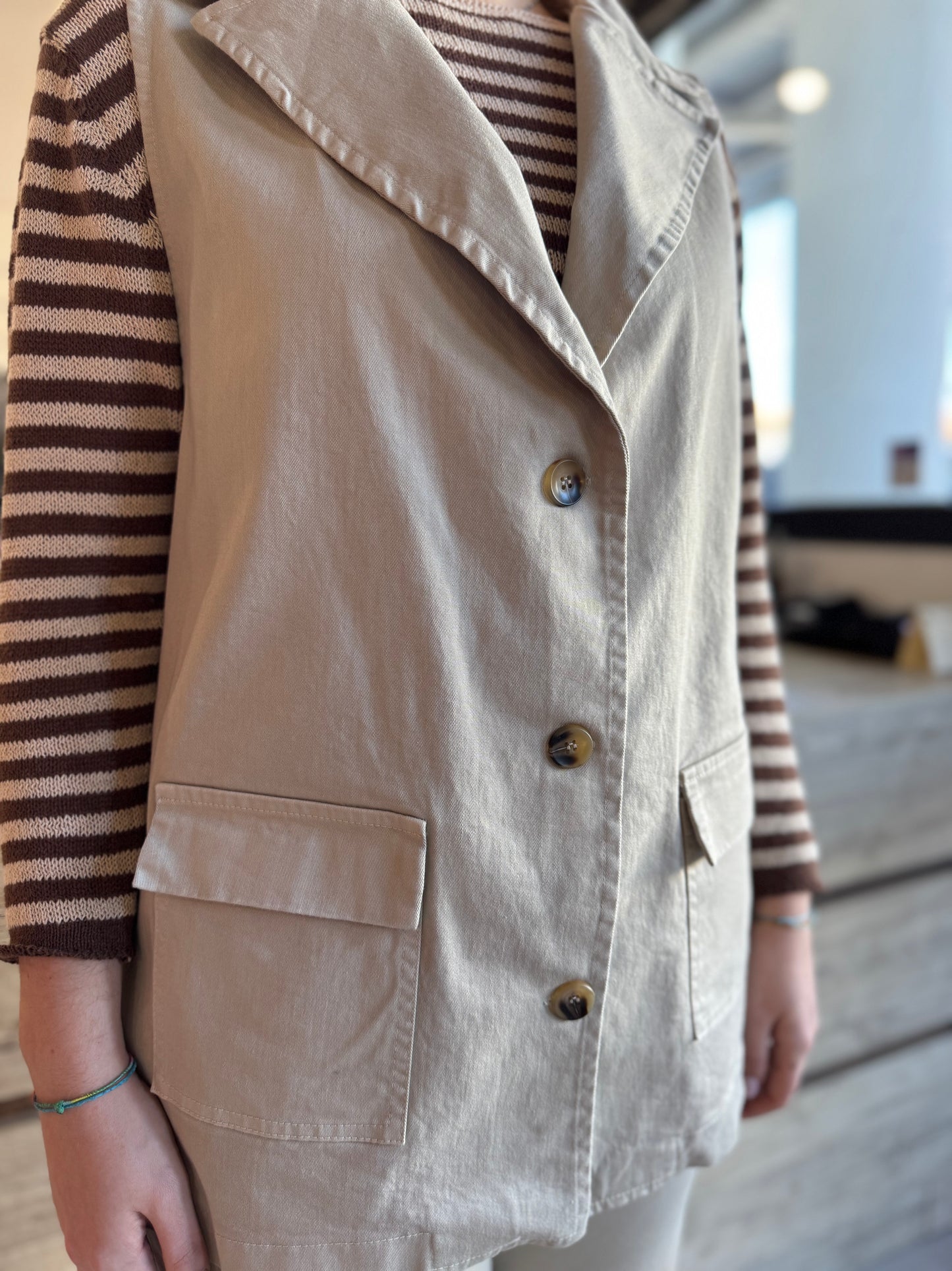 Gilet lungo over