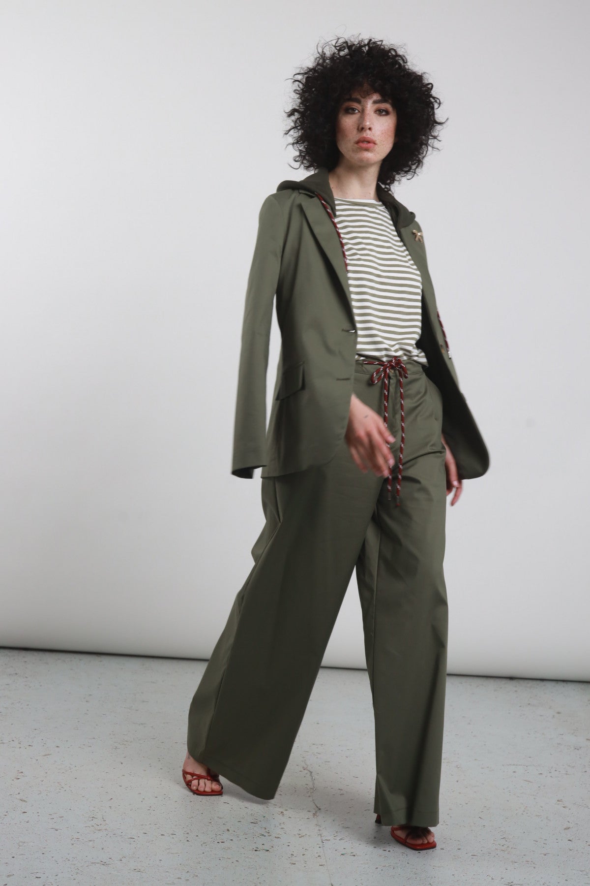 Pantalone palazzo con laccio Susy mix