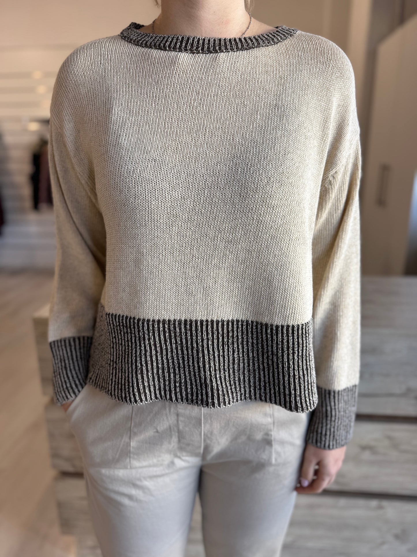 Maglia bicolor