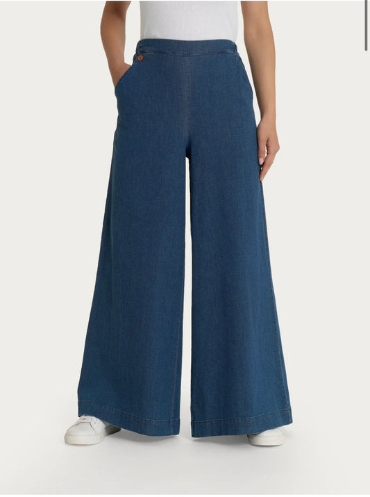 Jeans Ragno a palazzo con tasche in Super Light Denim