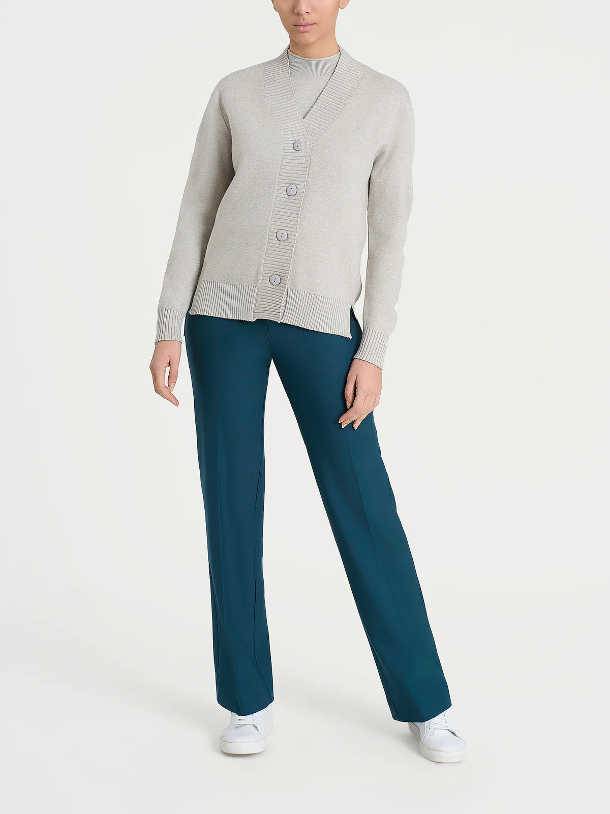 Cardigan Ragno asimmetrico con bottoni in Super Soft art. DN53MI