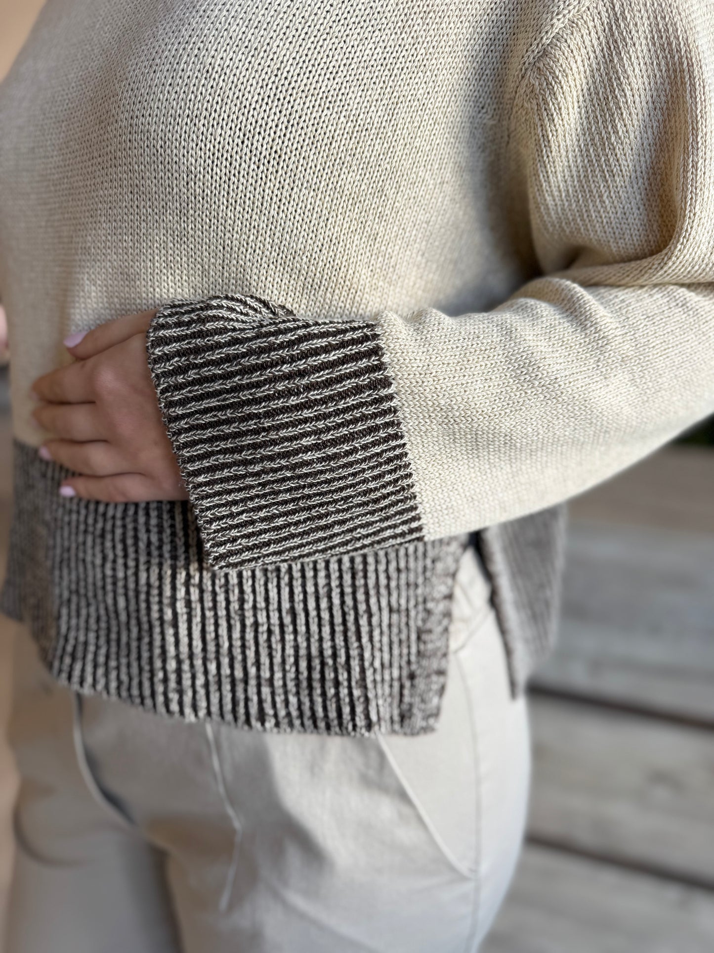 Maglia bicolor