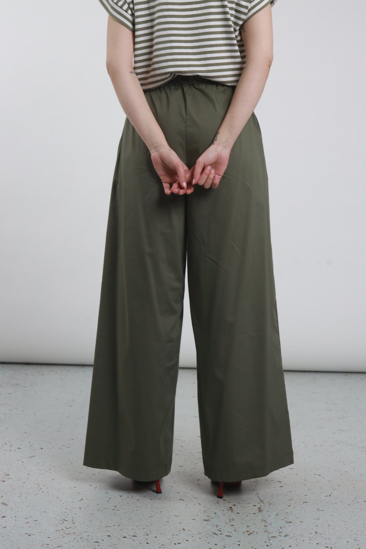 Pantalone palazzo con laccio Susy mix