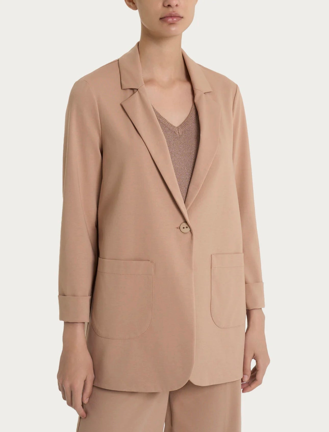 Blazer Ragno destrutturato in Compact Light