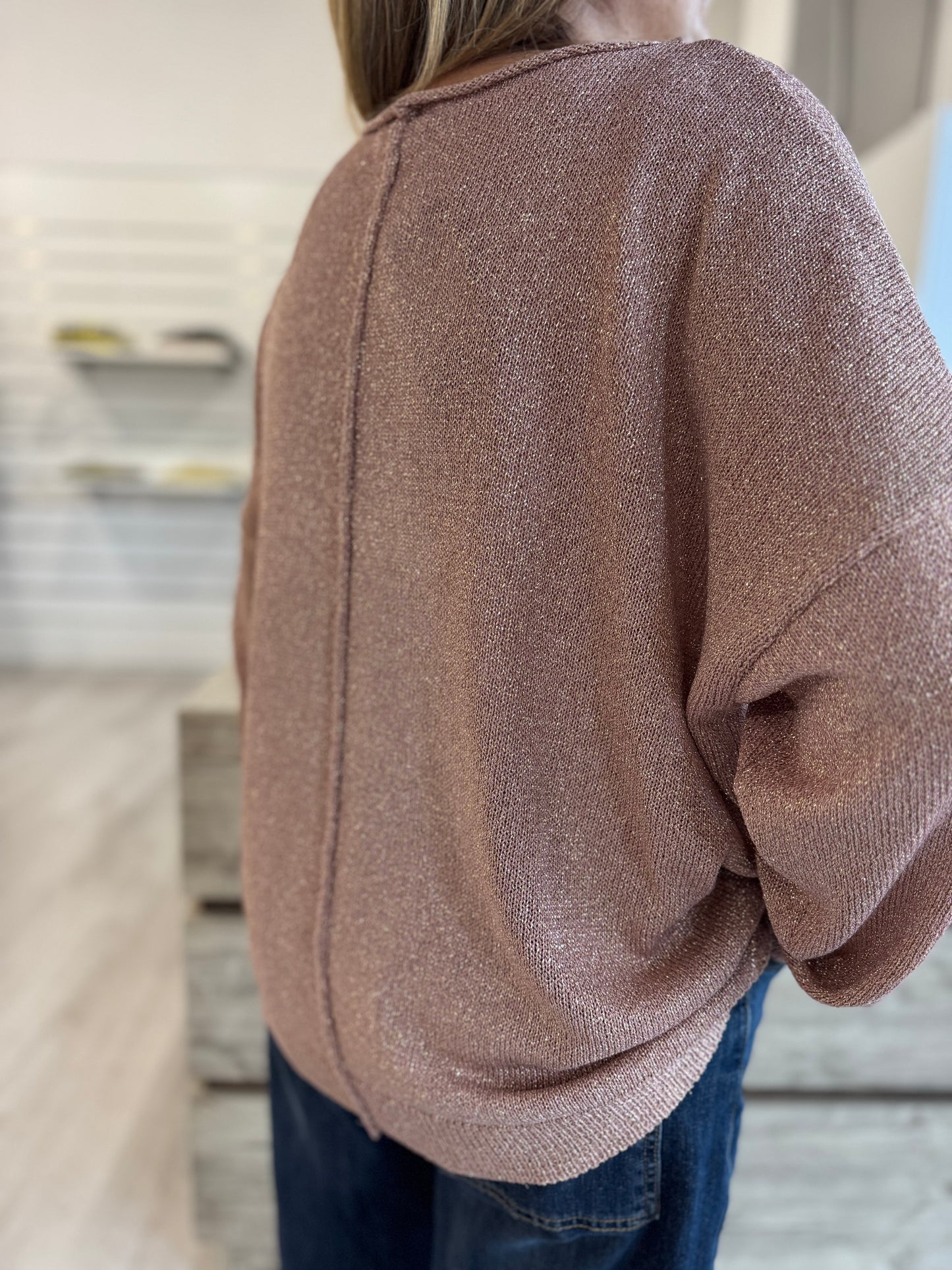 Maglia lurex over