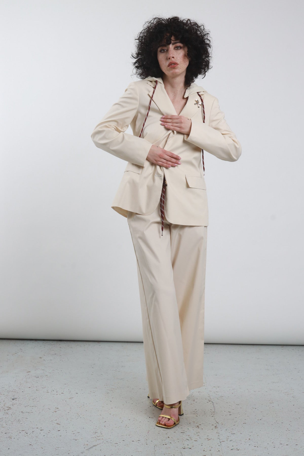 Pantalone palazzo con laccio Susy mix