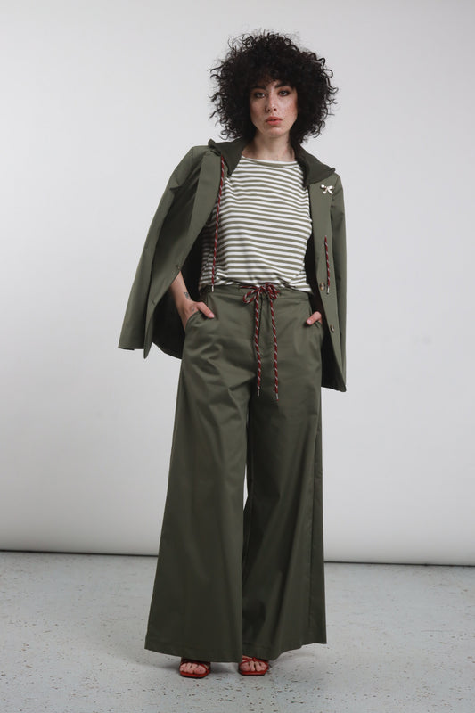 Pantalone palazzo con laccio Susy mix