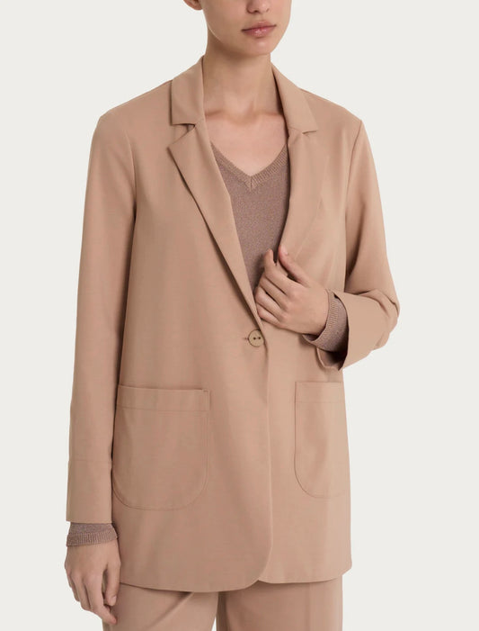 Blazer Ragno destrutturato in Compact Light