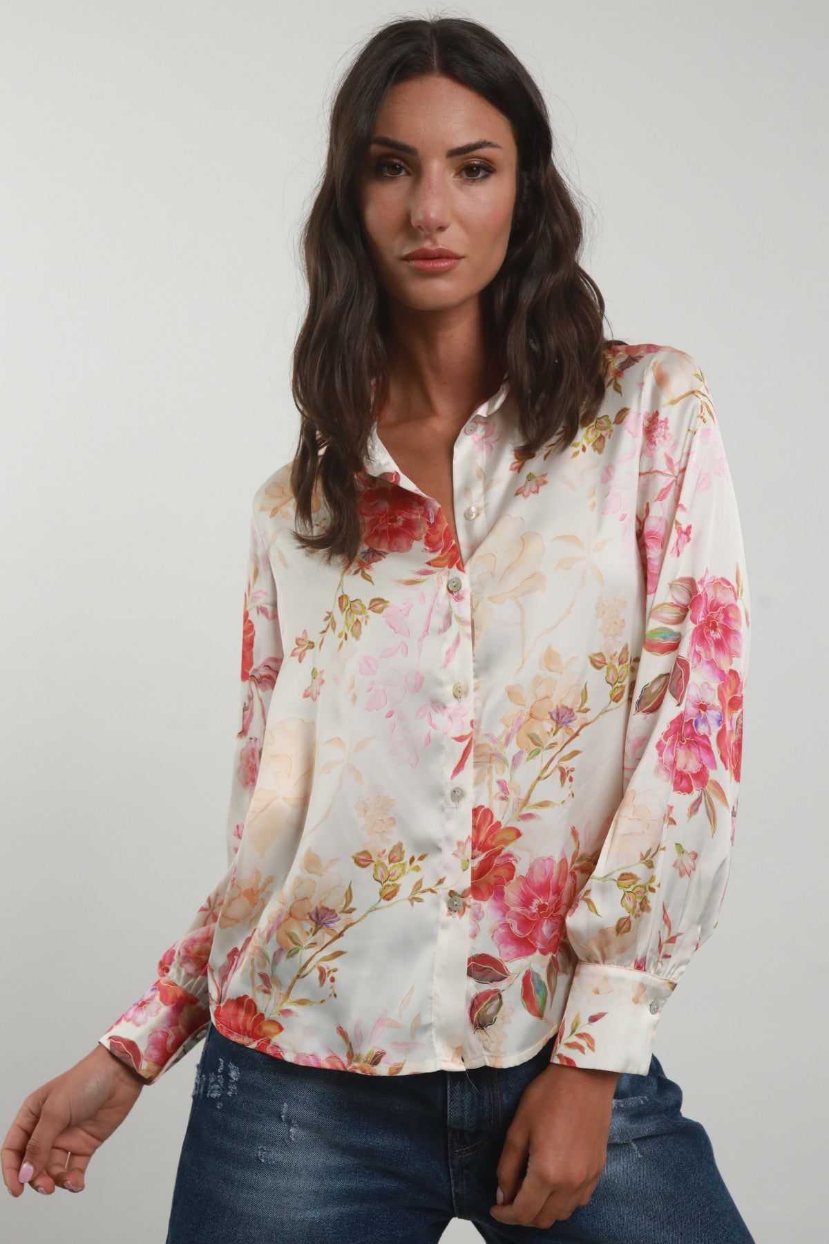 Camicia fantasia floreale Susy mix