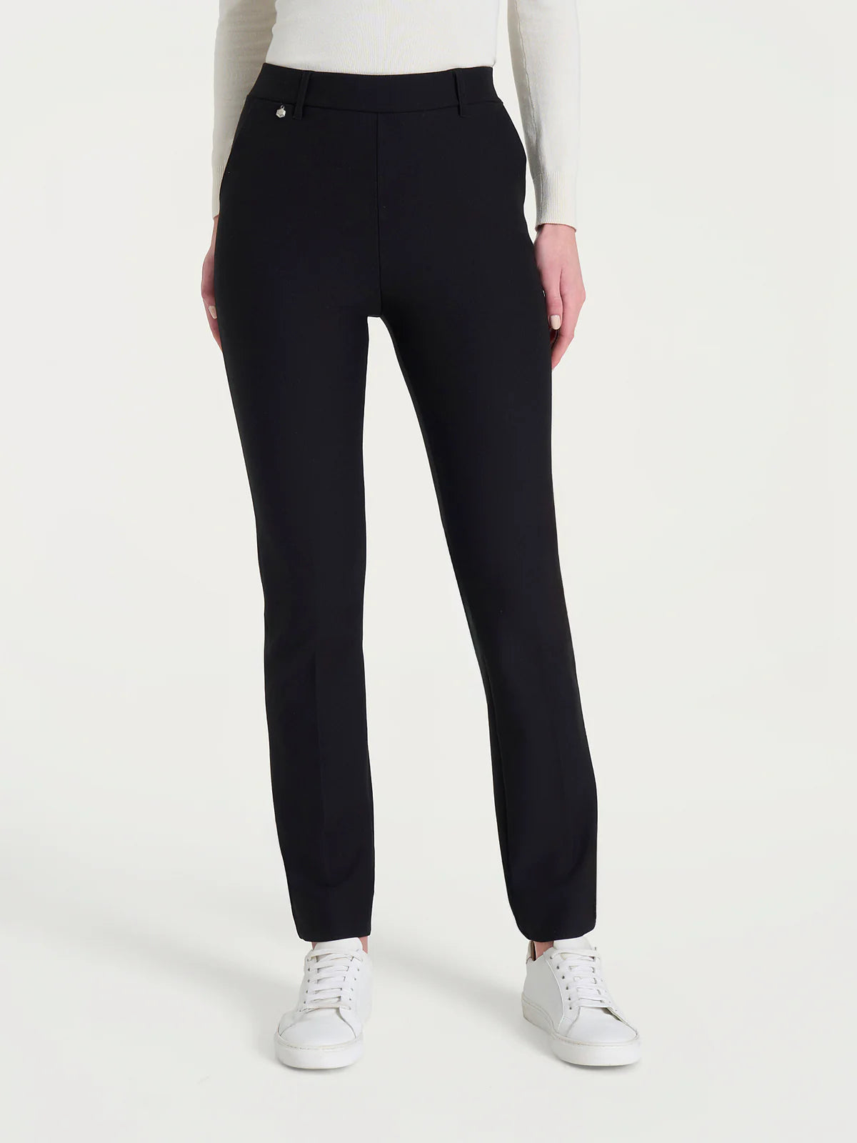 Pantalone Ragno dritto con tasche in Compact art: DB24PP