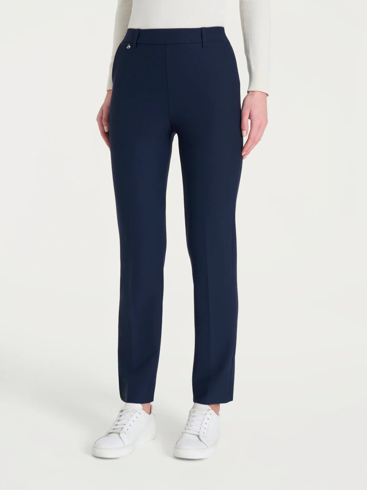 Pantalone Ragno dritto con tasche in Compact art: DB24PP