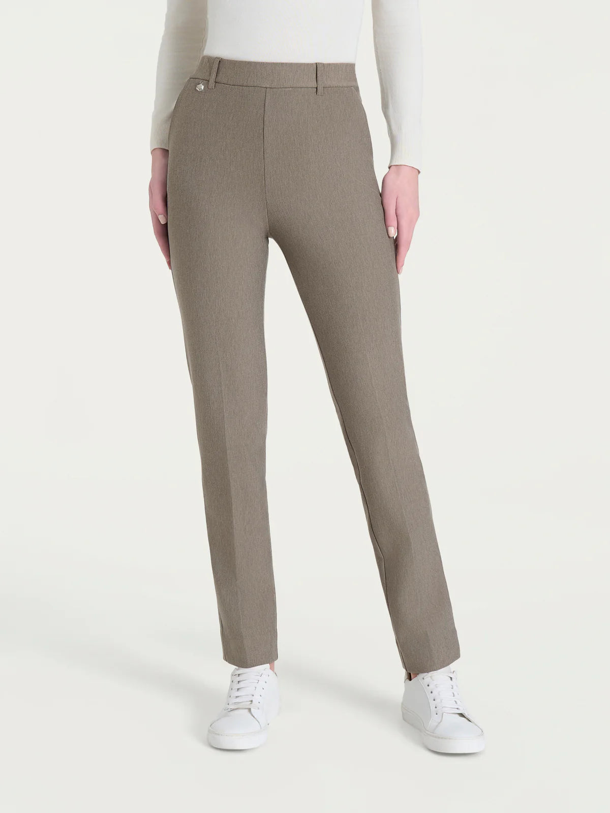 Pantalone Ragno dritto con tasche in Compact art: DB24PP