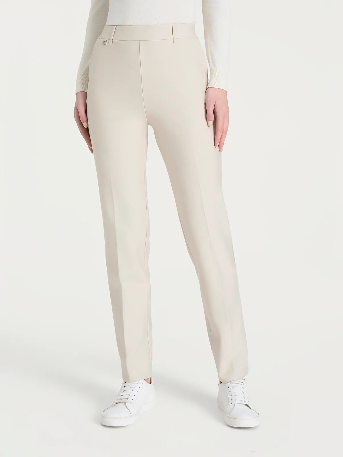 Pantalone Ragno dritto con tasche in Compact art: DB24PP