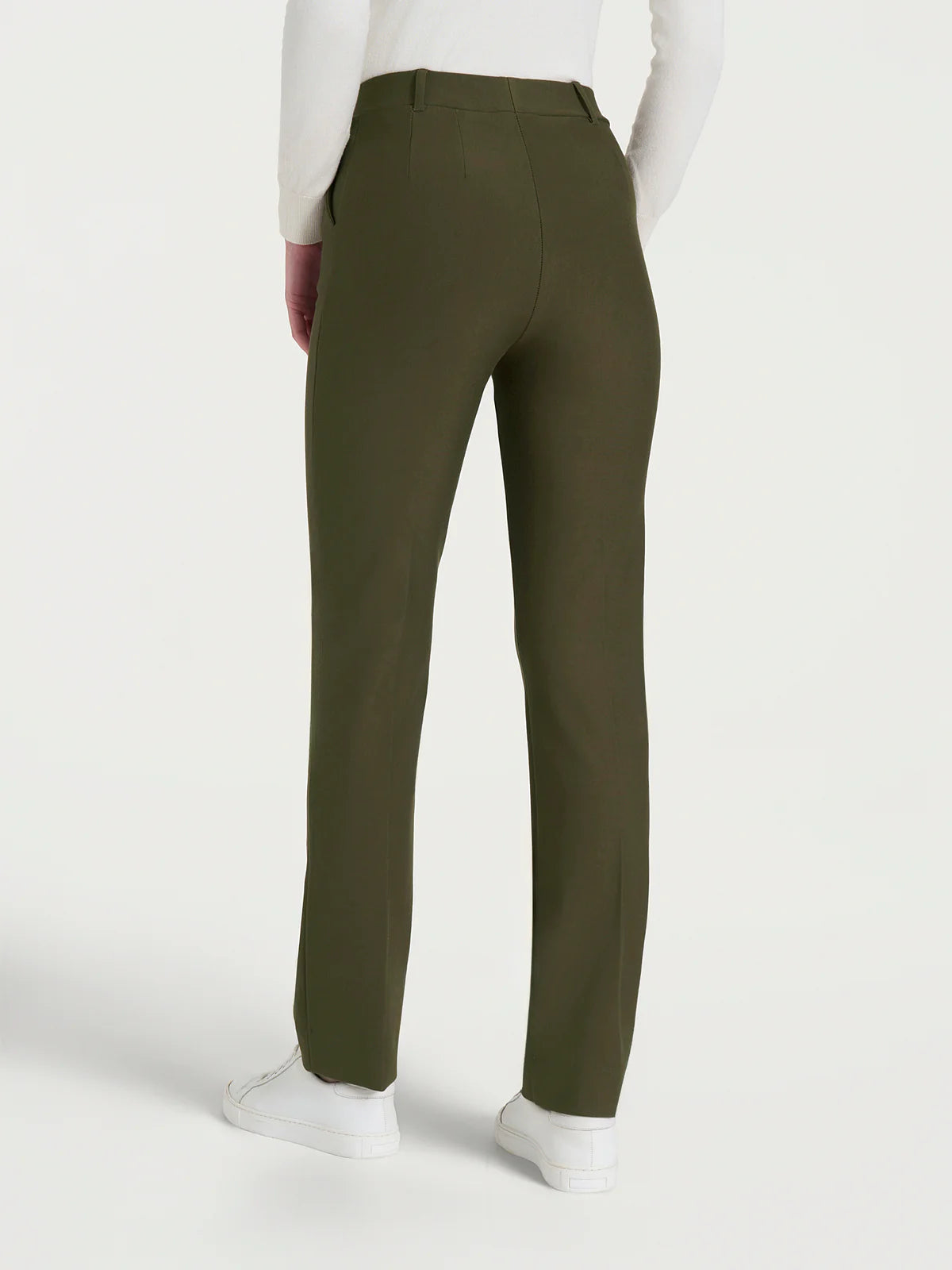 Pantalone Ragno dritto con tasche in Compact art: DB24PP