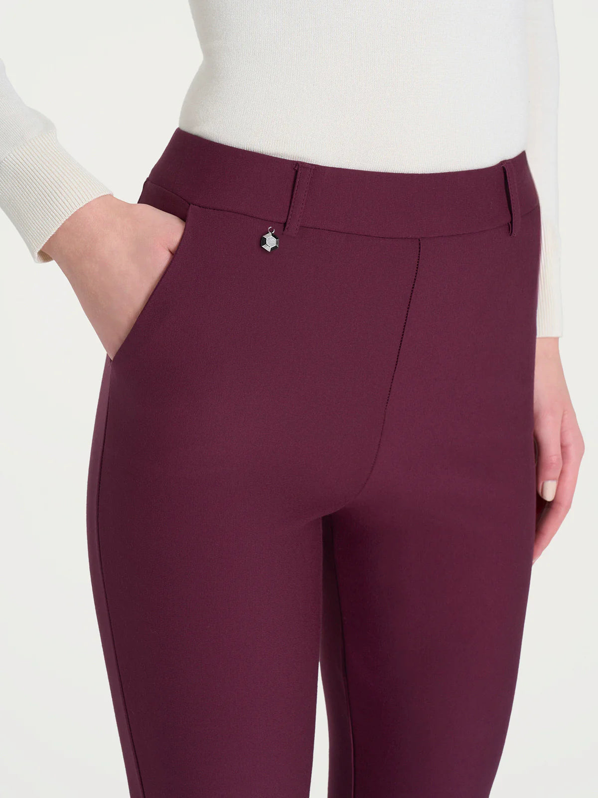 Pantalone Ragno dritto con tasche in Compact art: DB24PP