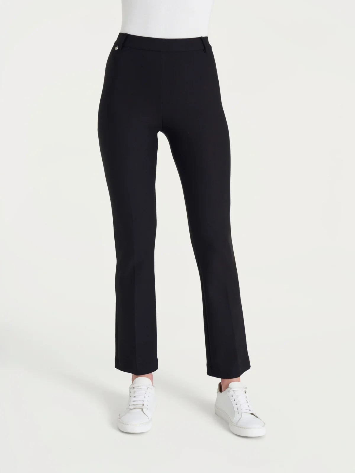 Pantalone Ragno flare alla caviglia in Compact art: DE72PM