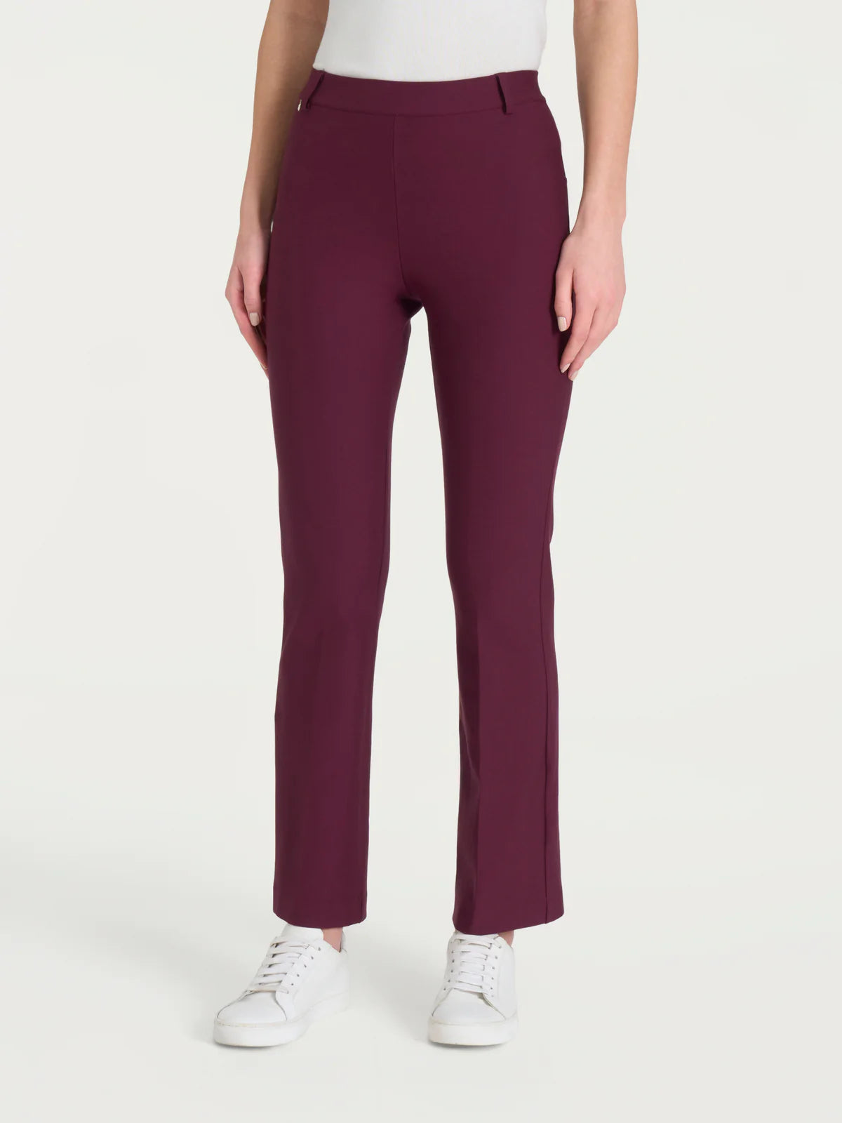 Pantalone Ragno flare alla caviglia in Compact art: DE72PM