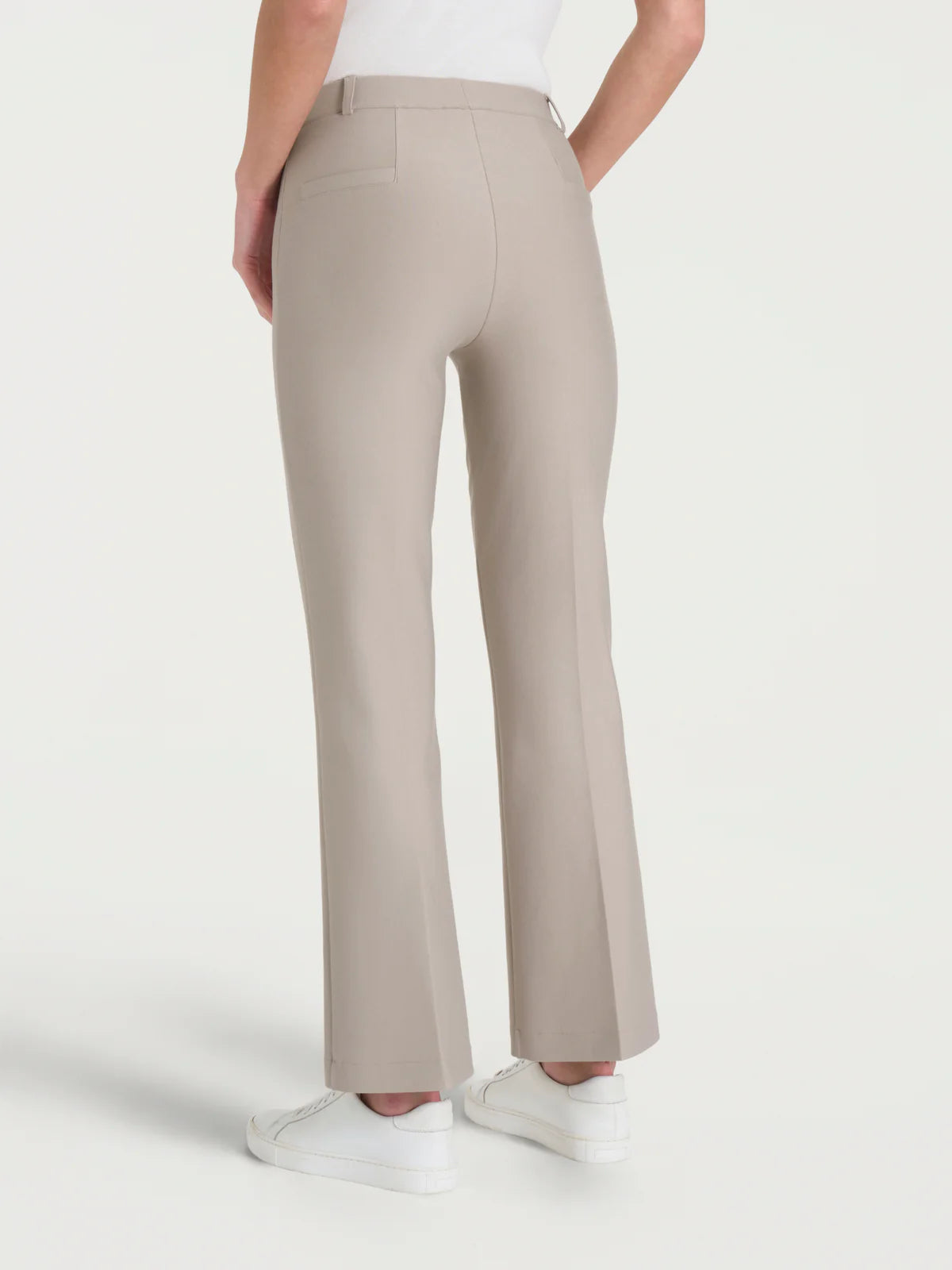 Pantalone Ragno flare alla caviglia in Compact art: DE72PM
