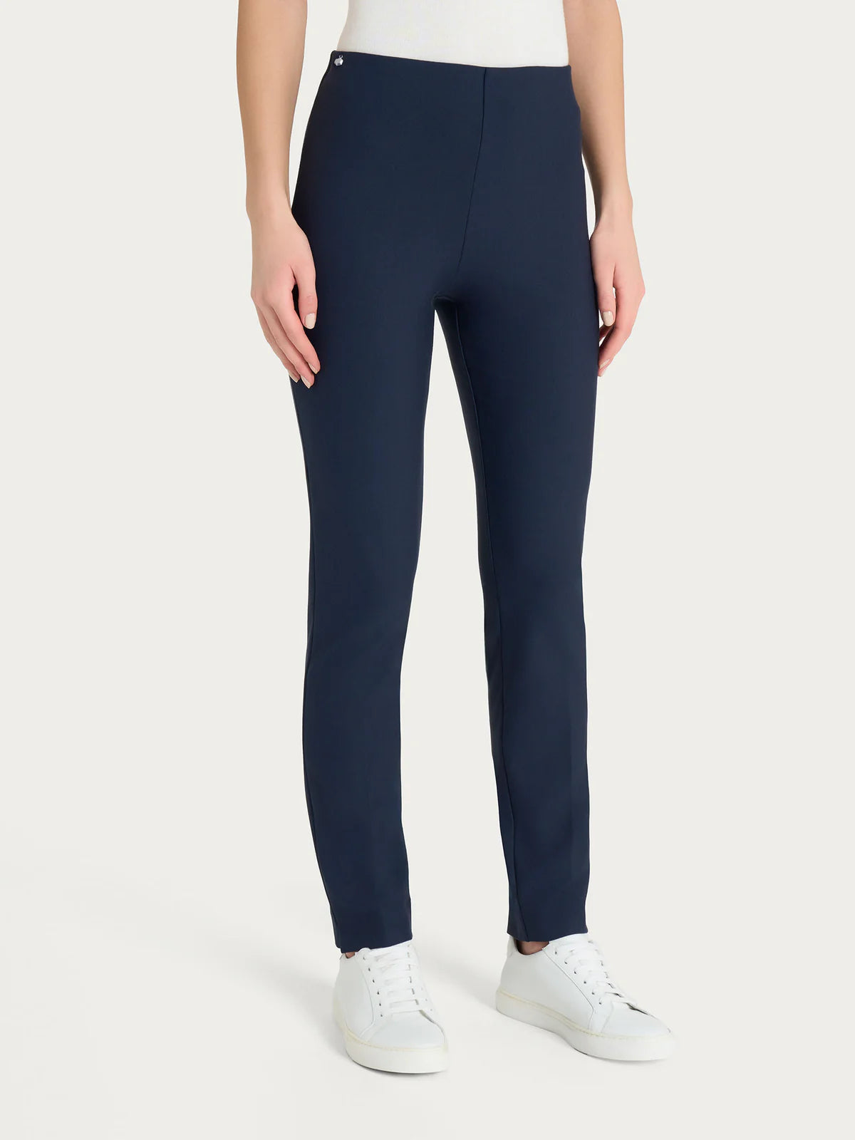Pantalone Ragno a sigaretta con spacchetti in Compact art: DE72PS