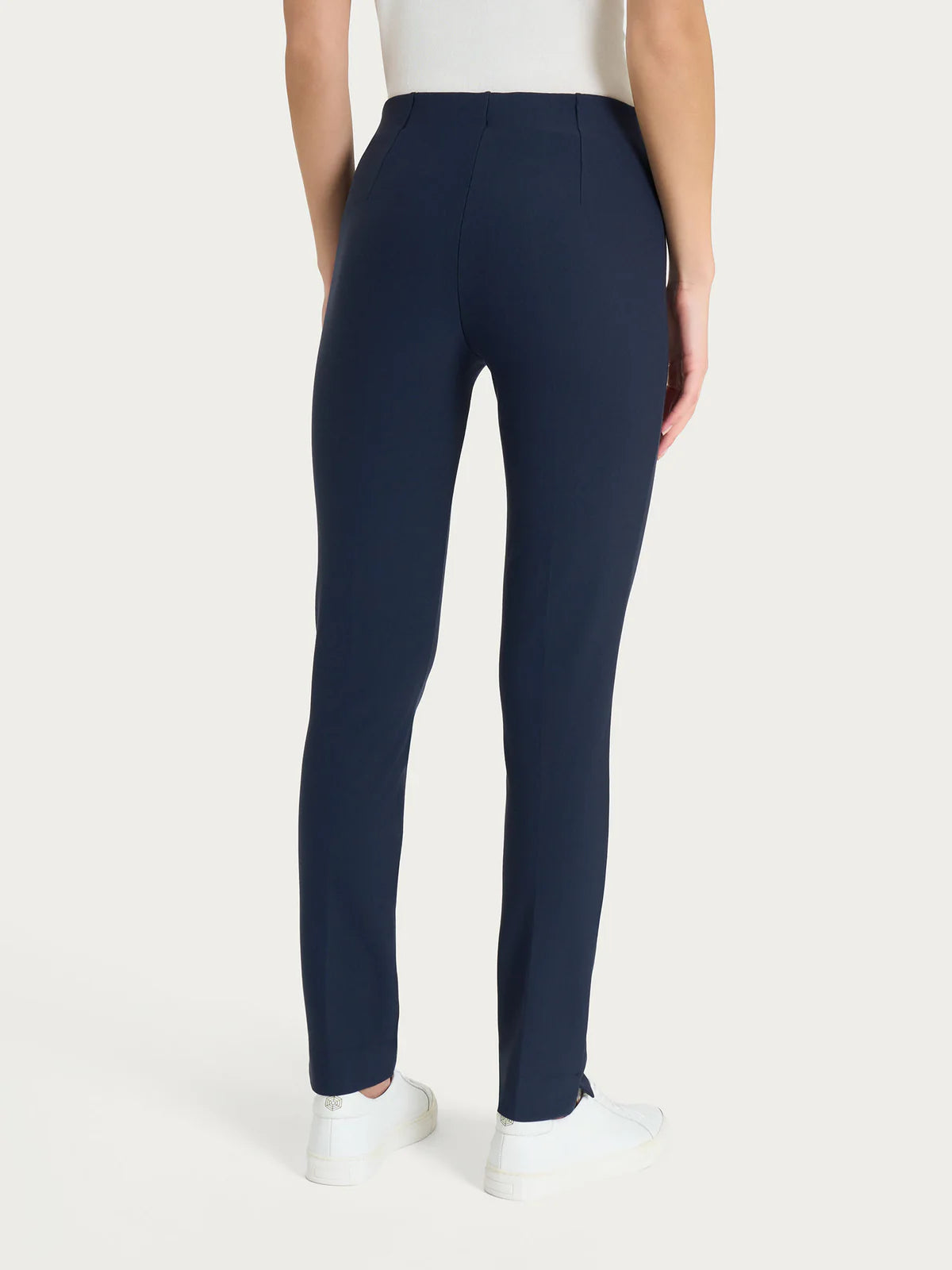 Pantalone Ragno a sigaretta con spacchetti in Compact art: DE72PS