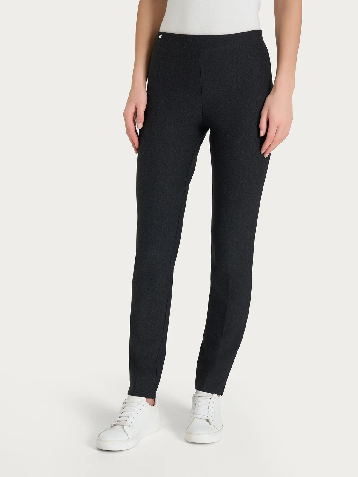 Pantalone Ragno a sigaretta con spacchetti in Compact art: DE72PS