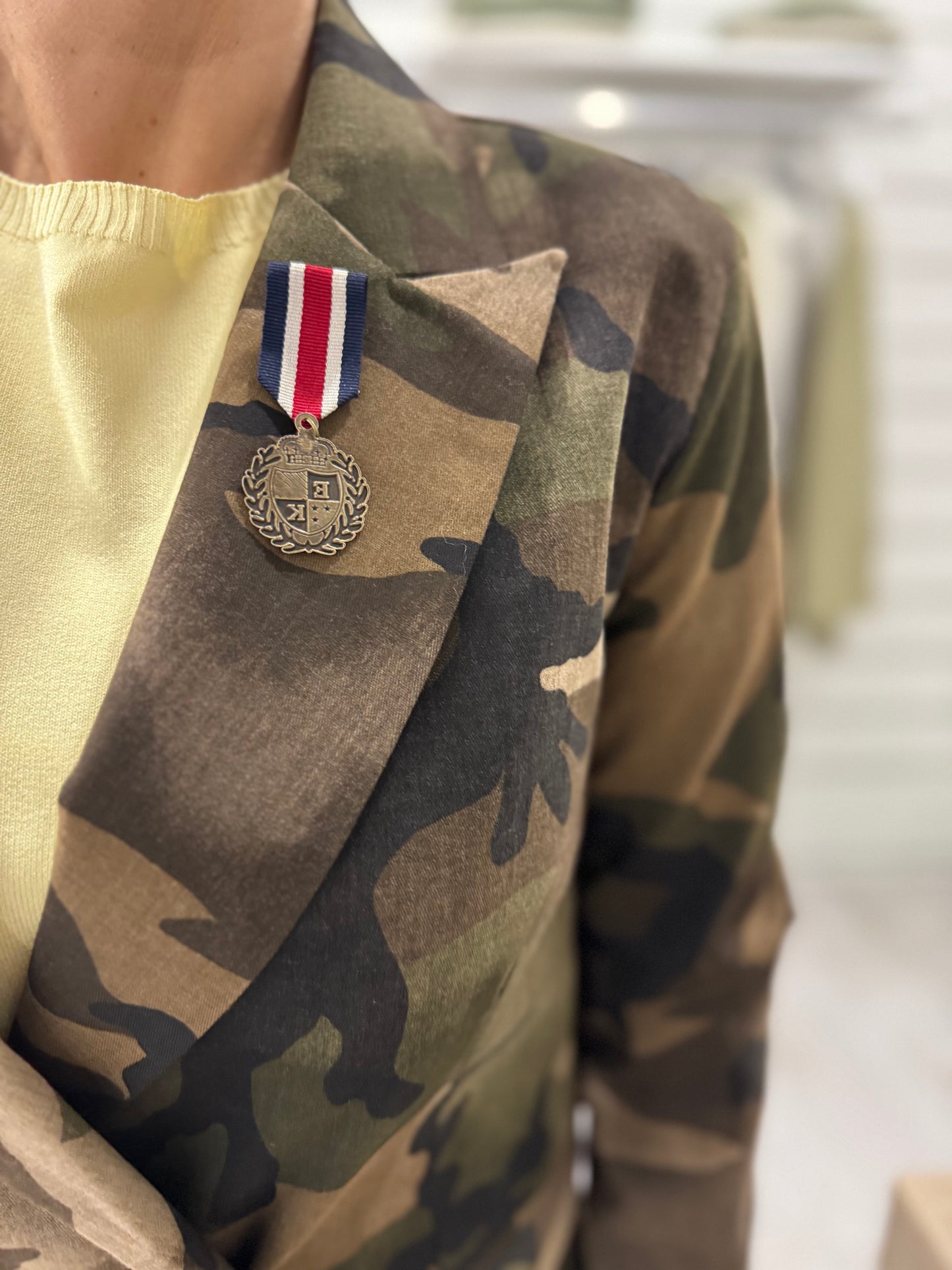 Giacca militare doppiopetto