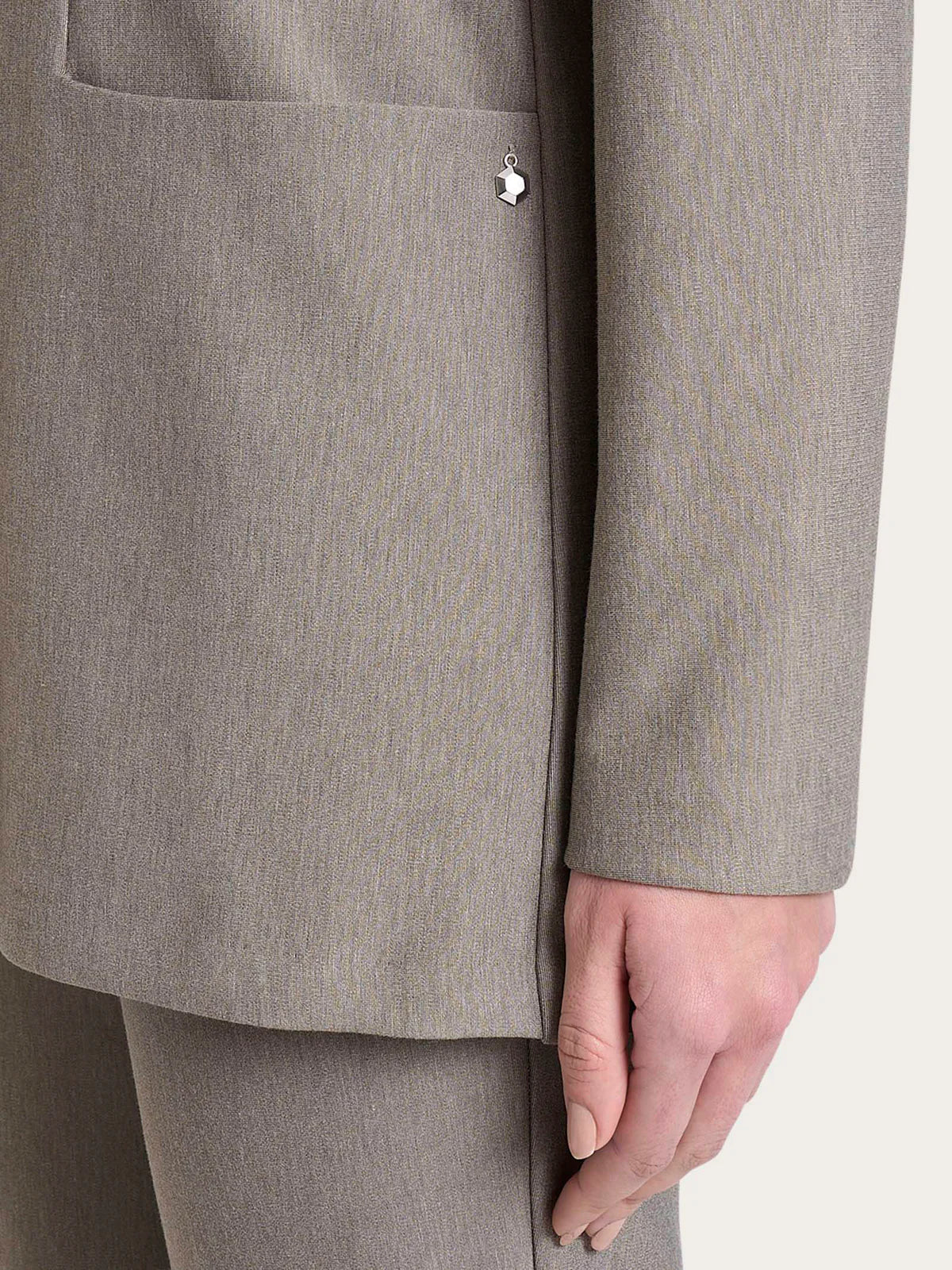 Blazer over Ragno destrutturato in tessuto compact art: DO24G9