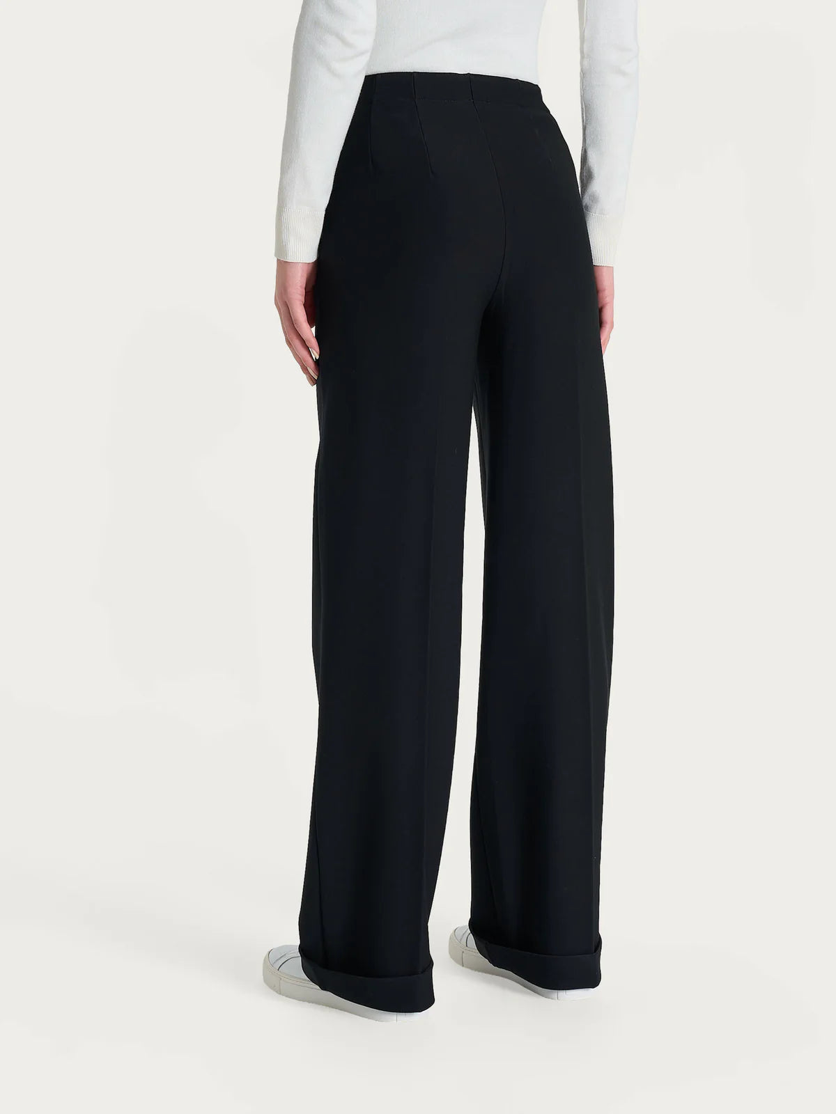 Pantalone Ragno ampio con tasche in Compact art: DO32PE