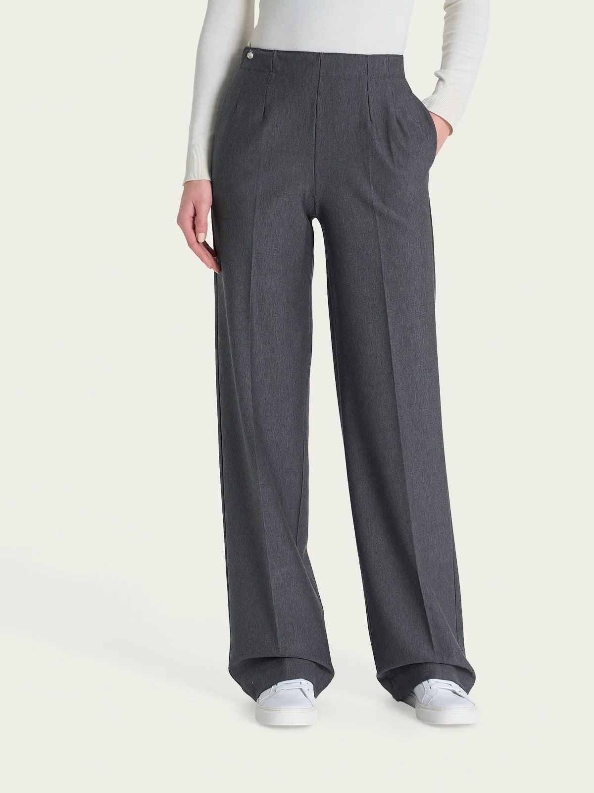 Pantalone Ragno ampio con tasche in Compact art: DO32PE