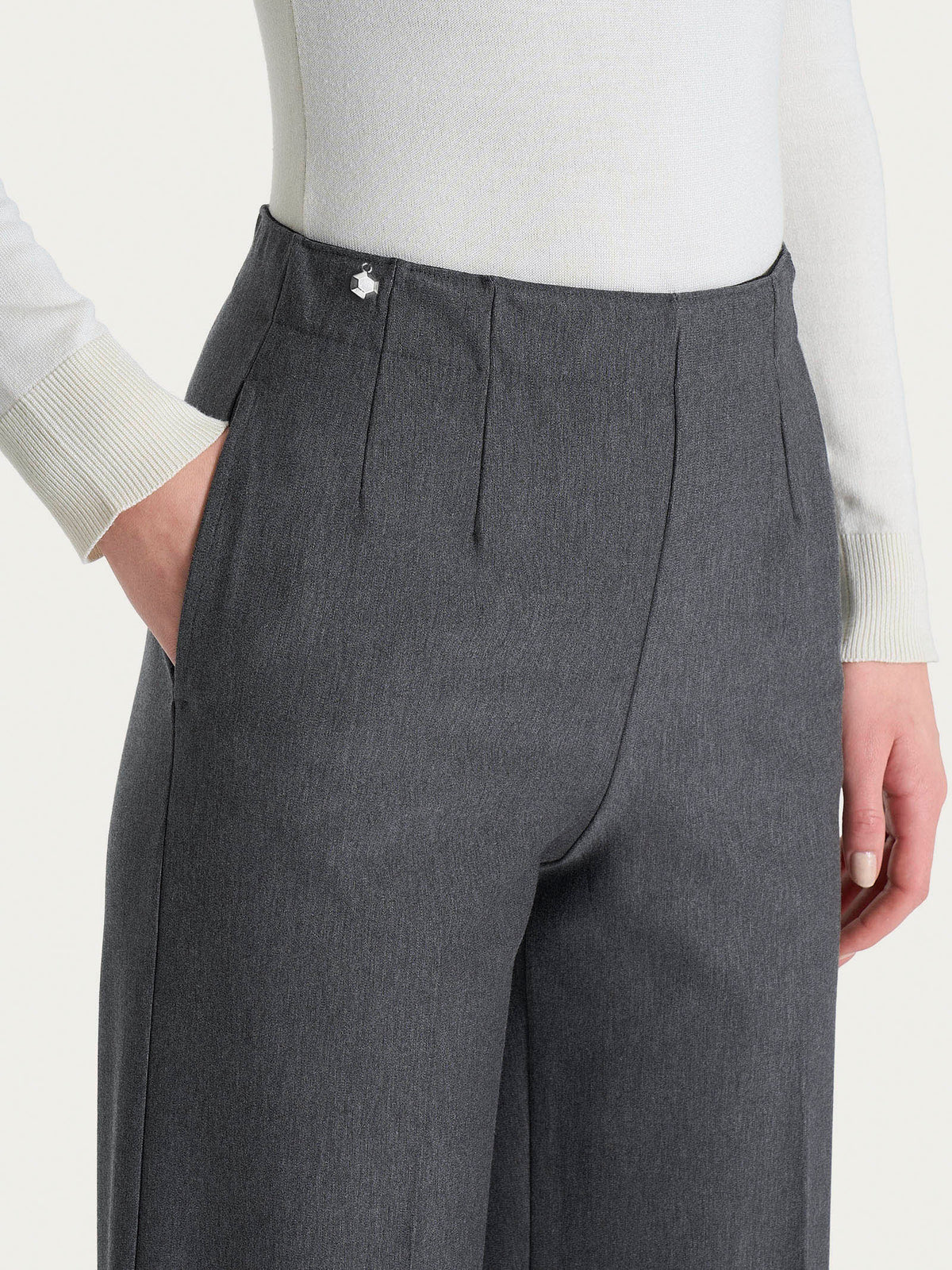 Pantalone Ragno ampio con tasche in Compact art: DO32PE