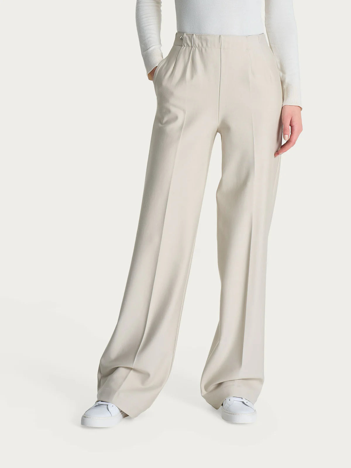 Pantalone Ragno ampio con tasche in Compact art: DO32PE
